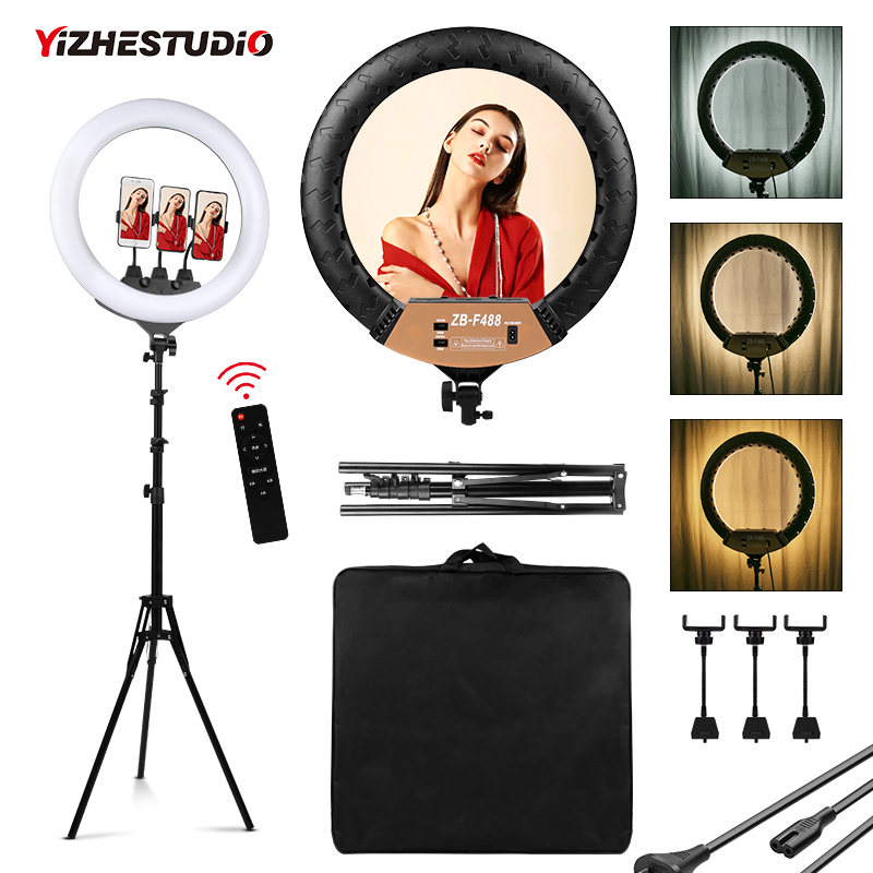 Webcam Ring Light - 메이크업 유튜브 사진 스튜디오용 LED 사진