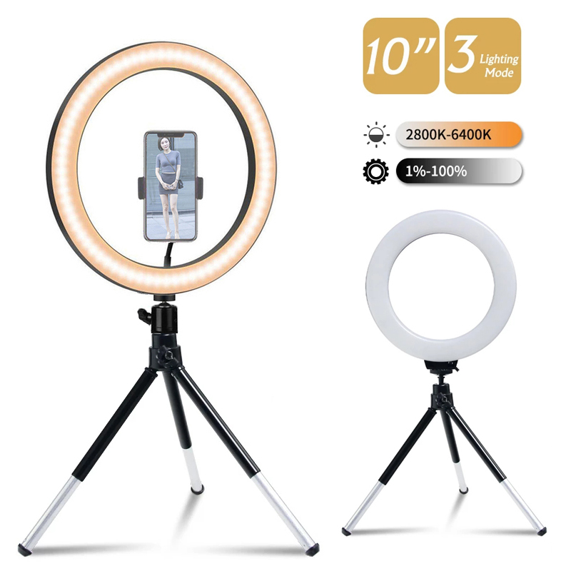Webcam Ring Light - LED 링 라이트 사진 조명 조절