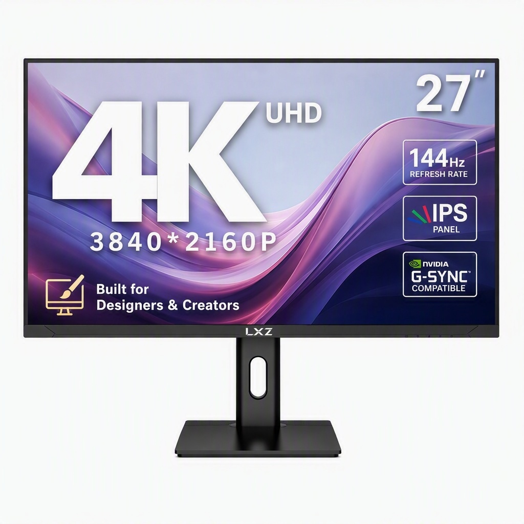 Gaming X Esports - LXZ 27인치 게이밍 모니터, 144Hz UHD