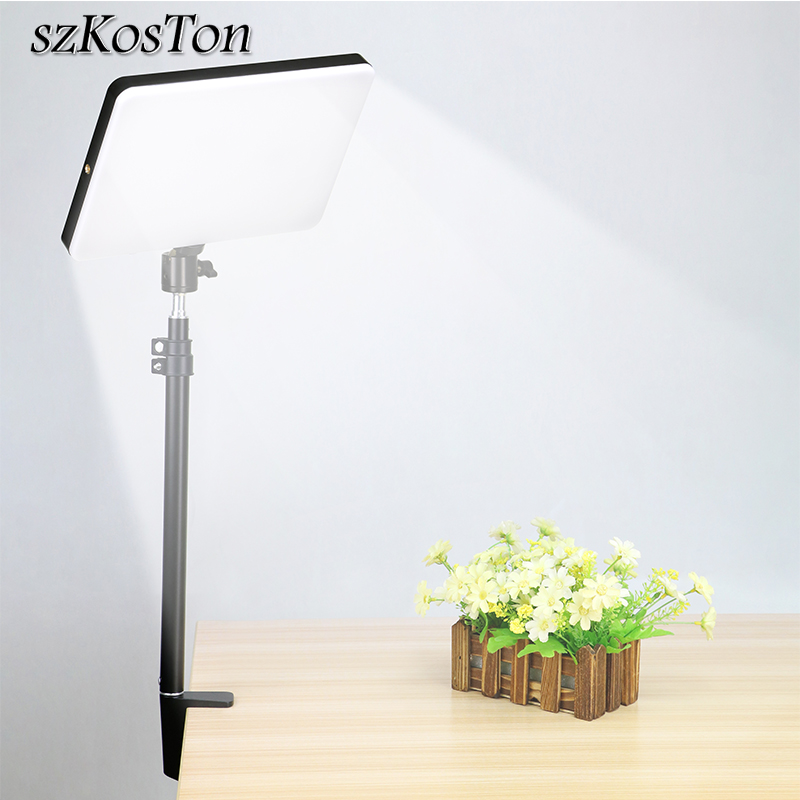 Webcam Ring Light - 밝기 조절 가능 LED 비디오 라이트
