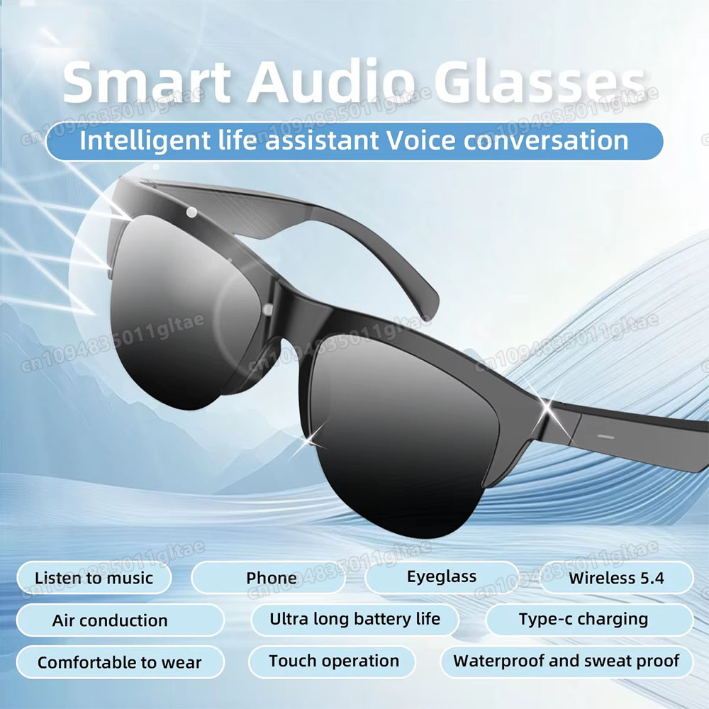 Gaming Glasses Blue - 새로운 카메라 컨트롤 스마트 안경 2026