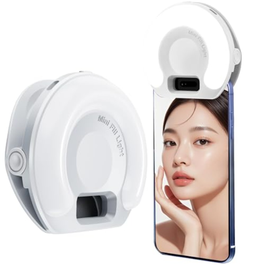 Webcam Ring Light - 휴대폰용 휴대형 링 라이트 3가지 색상