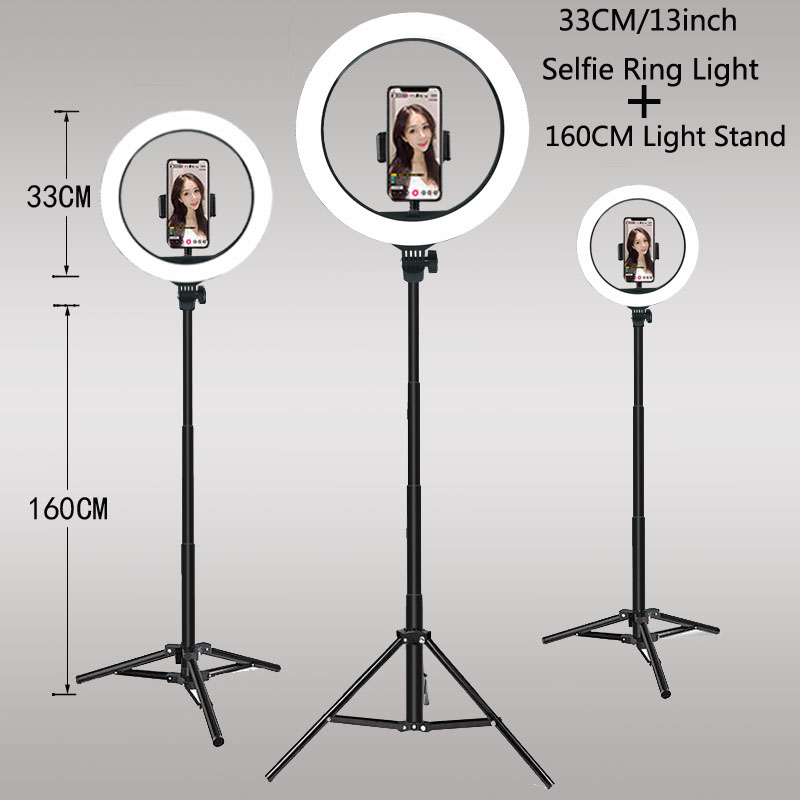 Webcam Ring Light - 26 33CM 비디오 조명 디밍이 가능한