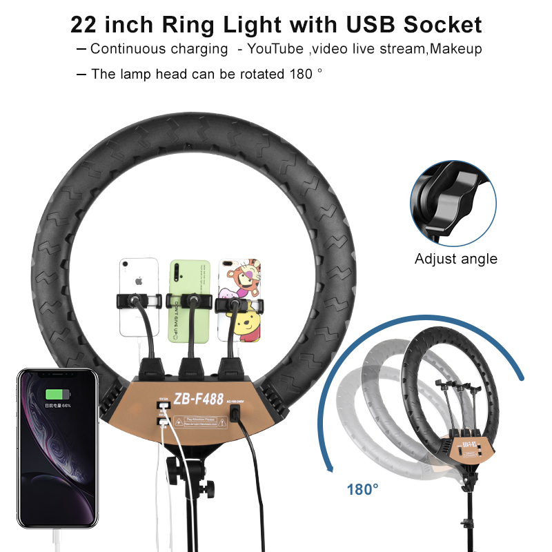 메이크업 유튜브 사진 스튜디오용 LED 사진 조명 키트 - Webcam Ring Light 리뷰 및 가격