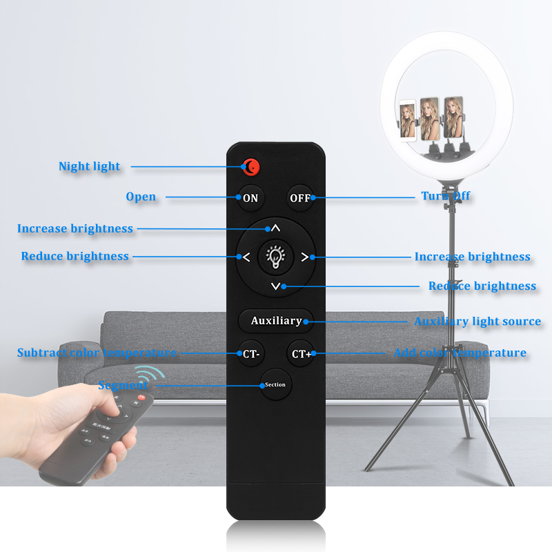 메이크업 유튜브 사진 스튜디오용 LED 사진 조명 키트 - Webcam Ring Light 리뷰 및 가격