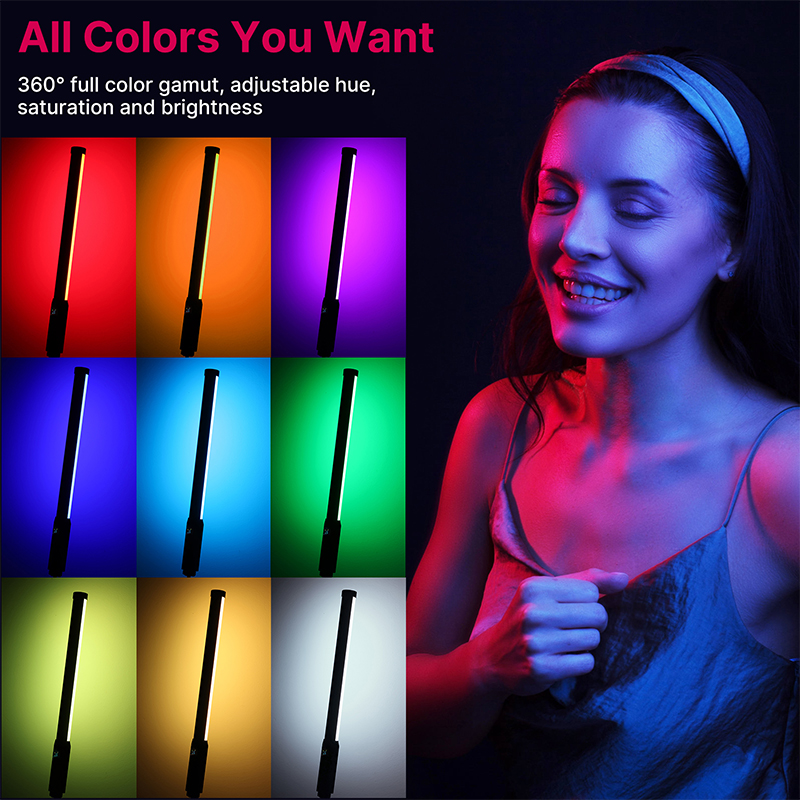 Ulanzi VL119 핸드 헬드 RGB 다채로운 스틱 - Webcam Ring Light 리뷰 및 가격