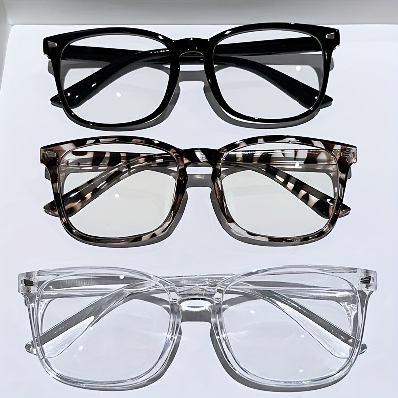 1/2/3Pcs 남성과 여성을위한 사각형 안티 블루 라 - Gaming Glasses Blue 리뷰 및 가격