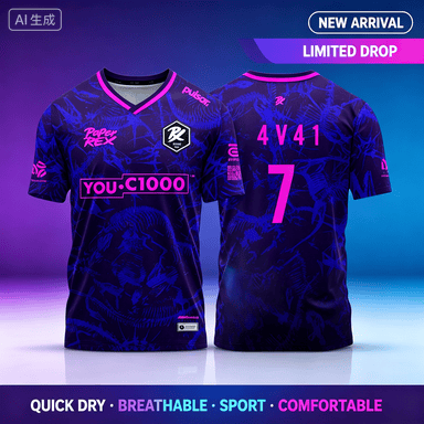26_27 페이퍼 렉스 발로란트 티셔츠 남성용 e스포츠 - Esports Gaming Jersey 리뷰 및 가격