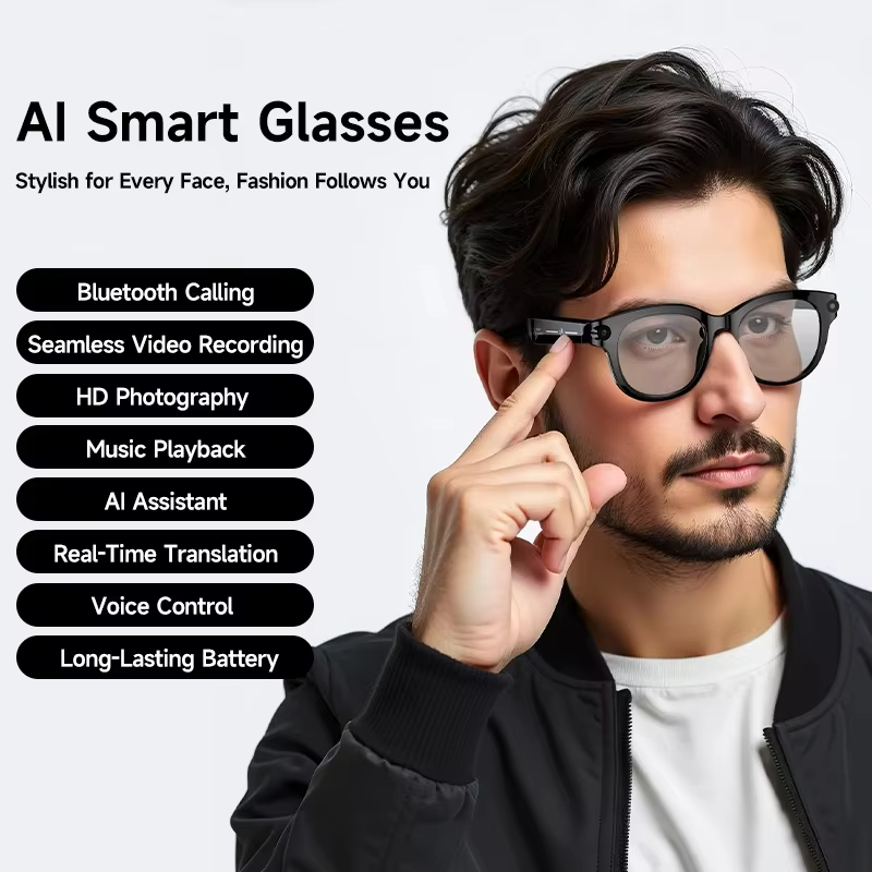 레노버 8K 1600MP 스마트 안경 AI 번역 선글라 - Gaming Glasses Blue 리뷰 및 가격