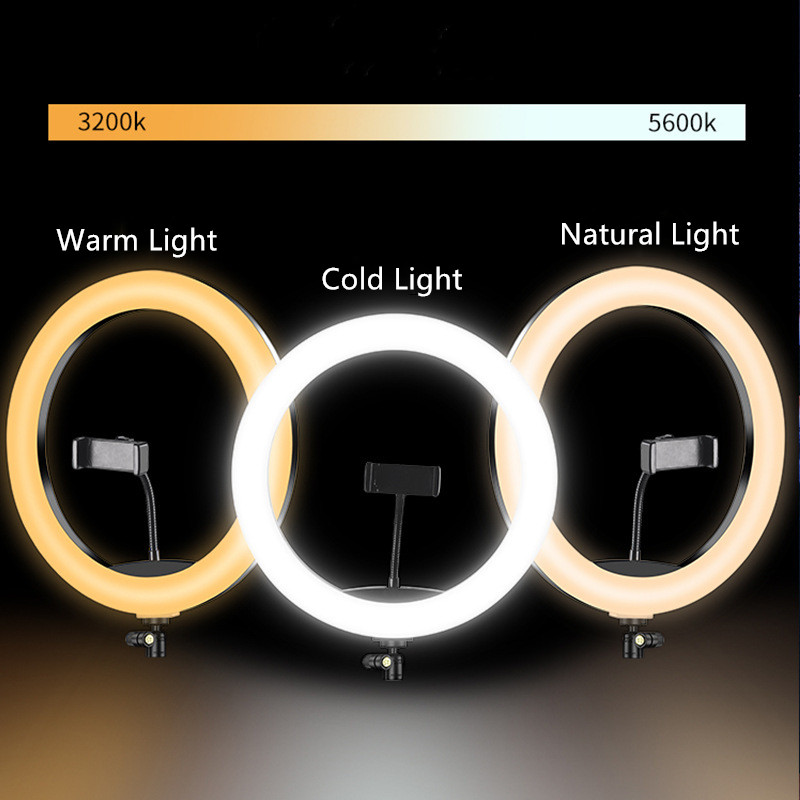 6인치 미니 셀카 링 라이트 데스크탑 LED 램프 US - Webcam Ring Light 리뷰 및 가격