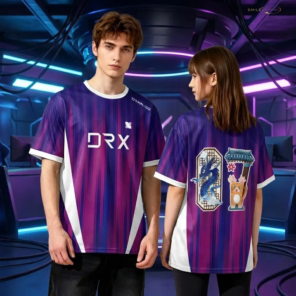 DRX 2026 새로운 e스포츠 팀 유니폼 티셔츠 게임 - Esports Gaming Top 리뷰 및 가격