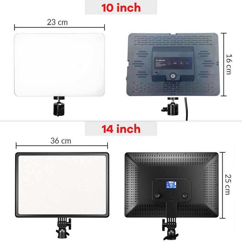 14인치 10인치 LED 비디오 라이트 패널 EU 플러 - Webcam Ring Light 리뷰 및 가격