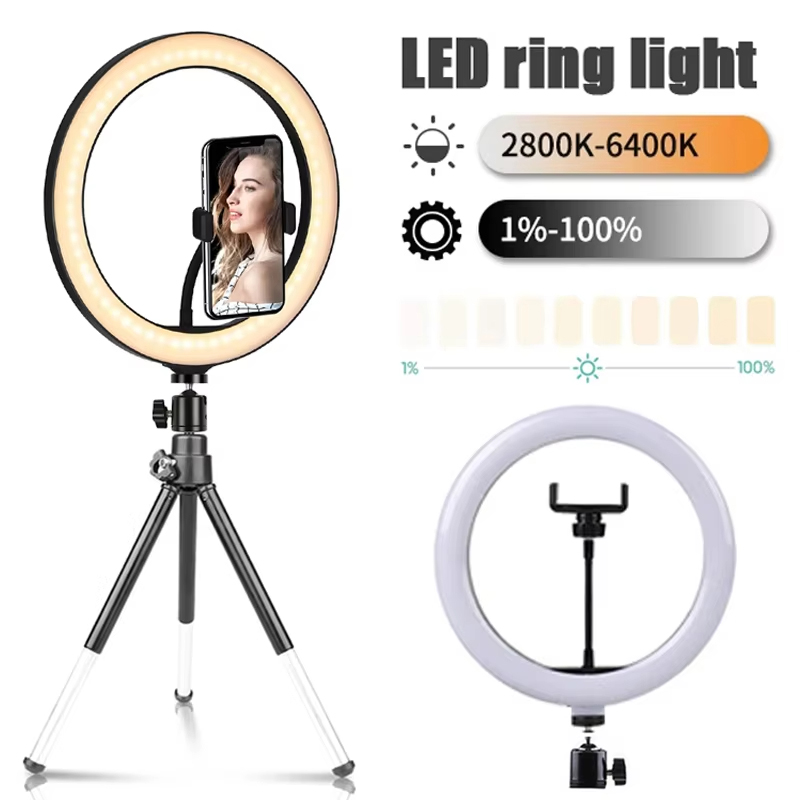 10인치 셀카 링 라이트 사진 촬영 조명 LED 링 램 - Webcam Ring Light 리뷰 및 가격