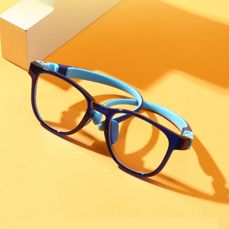 안티 블루 라이트 키즈 안경 광장 어린이 소년 소녀 컴 - Gaming Glasses Blue 리뷰 및 가격