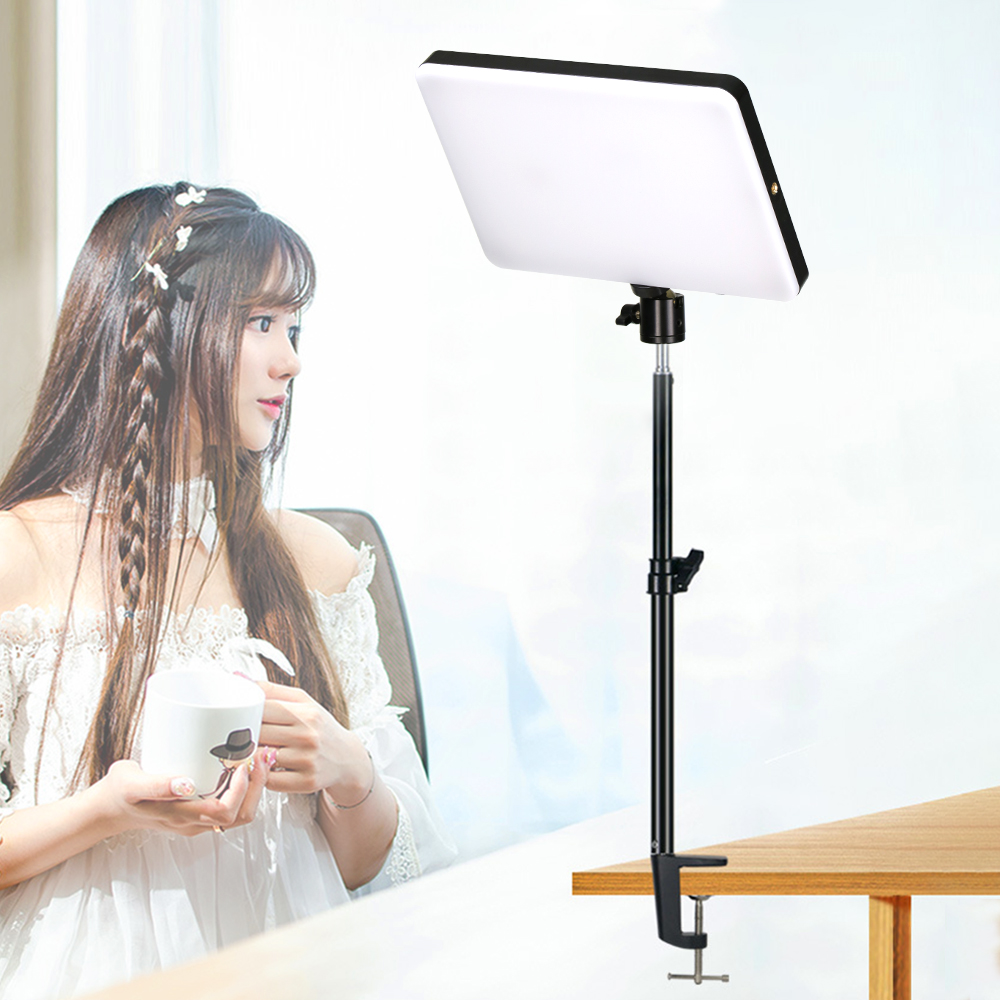 LED 비디오 조명 패널, 조도 조절 가능, 3200k - Webcam Ring Light 리뷰 및 가격