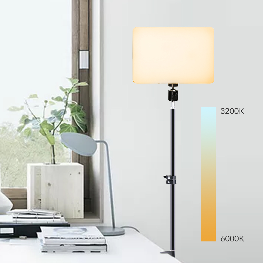 LED 비디오 조명 패널, 조도 조절 가능, 3200k - Webcam Ring Light 리뷰 및 가격